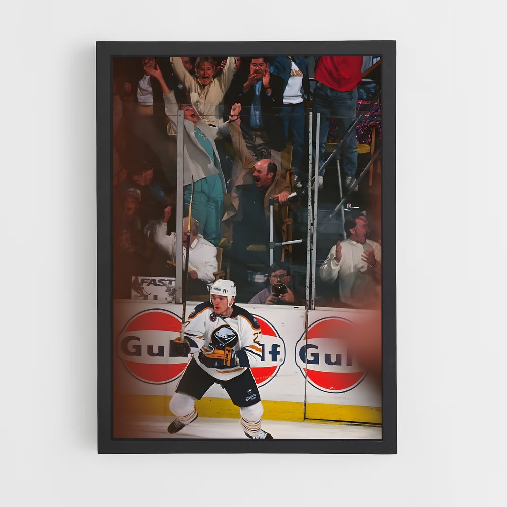 Poster Glisse Électrique – affiche Hockey sur glace (vue 2)